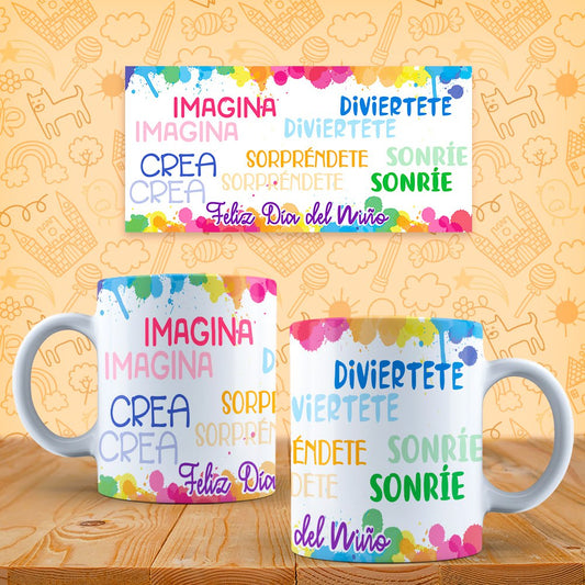 Taza Feliz Dia del Niño de aventura