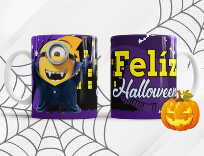Taza Halloween estilo gótico