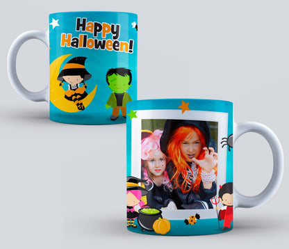 Taza de Halloween personalizada con foto