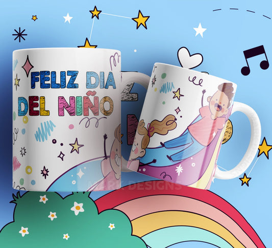 Taza personalizada Feliz día del Niño