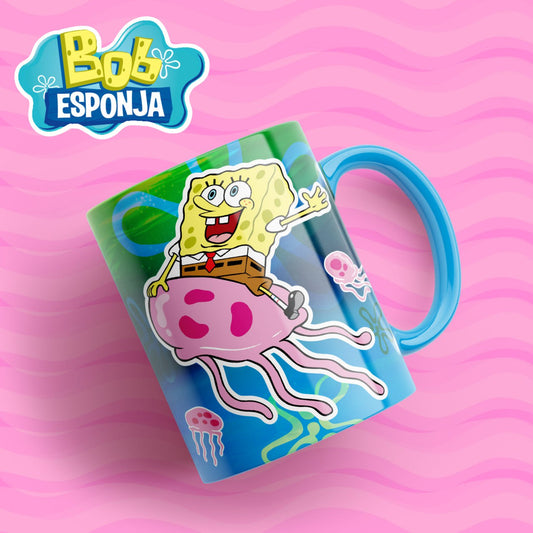 Taza infantil submarina personalizada
