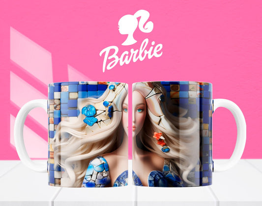 Taza personalizada estilo muñeca fashion