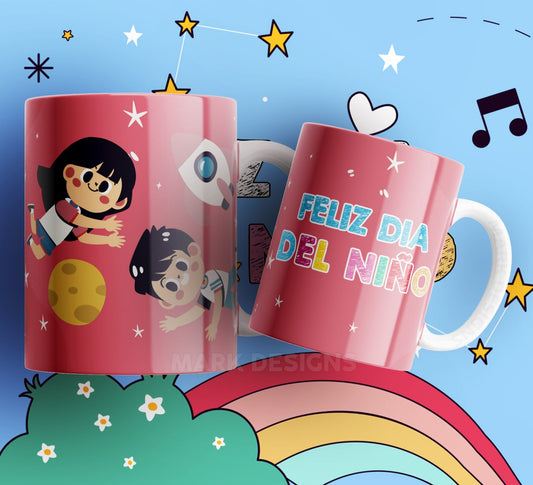 Taza personalizada Feliz día del Niño
