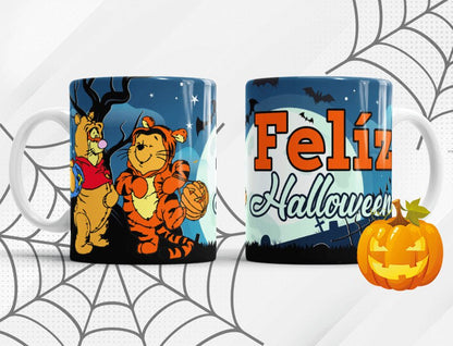 Taza Halloween estilo gótico