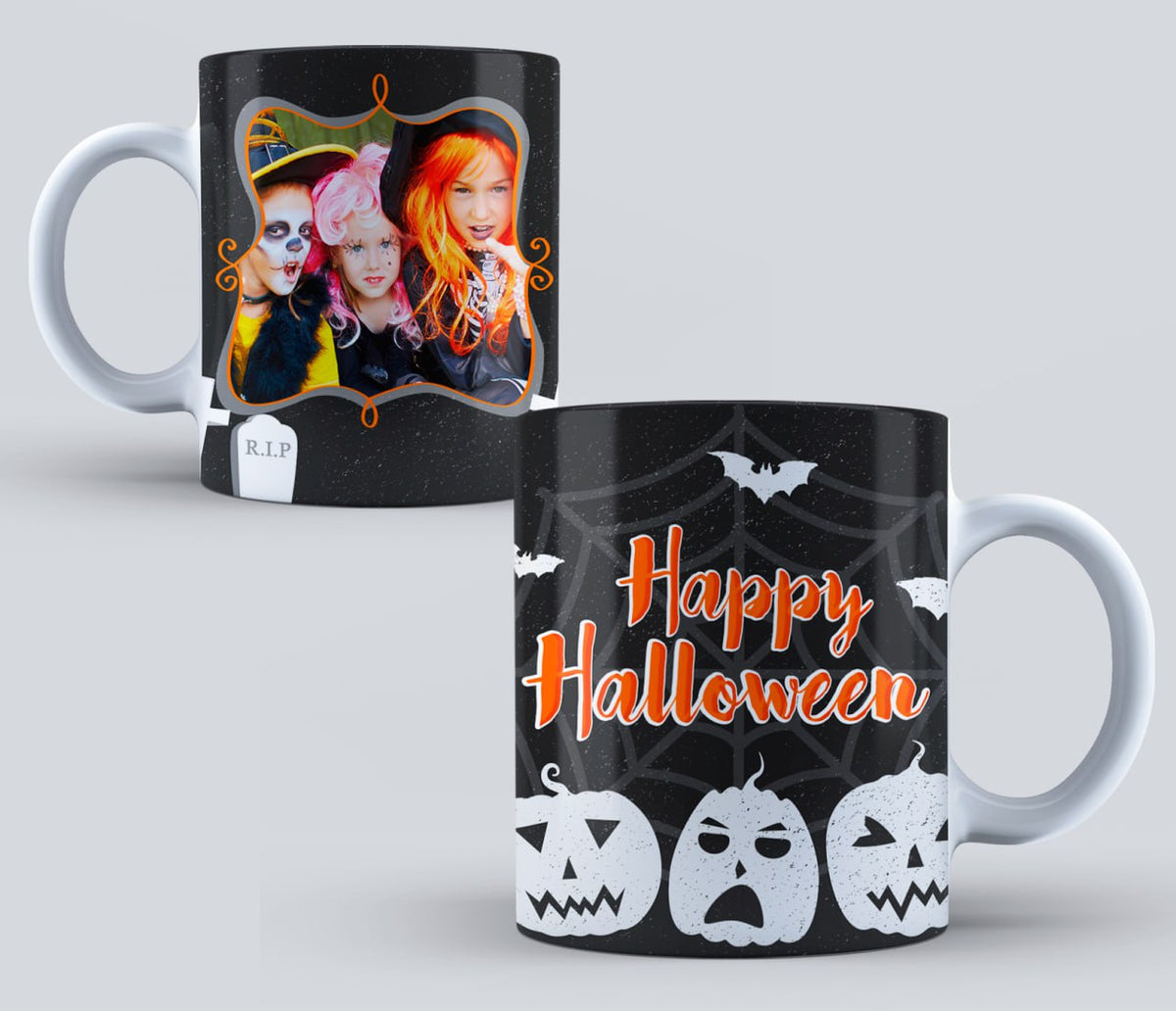 Taza de Halloween personalizada con foto