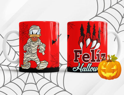 Taza Halloween estilo gótico