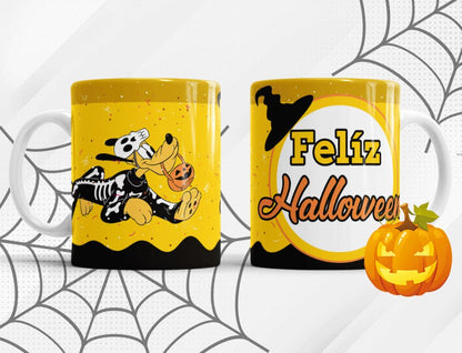 Taza Halloween estilo gótico